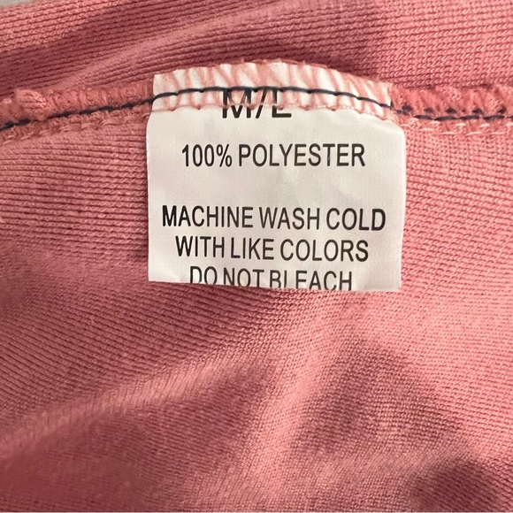 Women velvet pink pants /size M-L - Picture 3 of 6